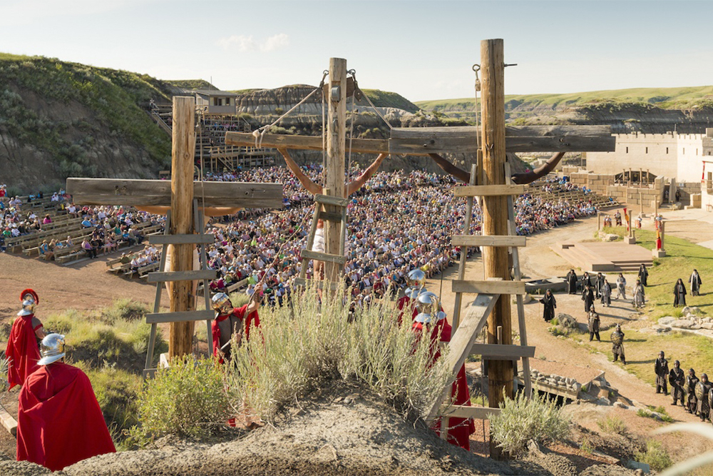 The Canadian Badlands Passion Play Theatre Review Kolbe Times